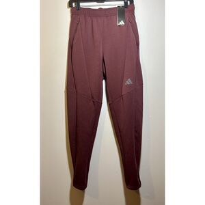 Adidas AEROREADY Men’s Jogger Pants Burgundy New with Tags